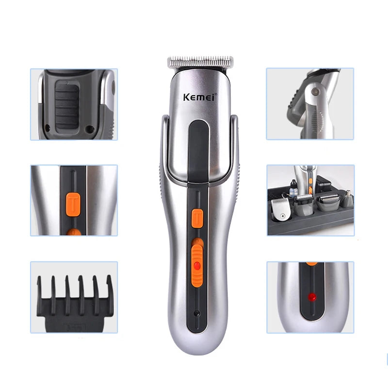 Kemei KM-680A 8 in 1 Grooming Kit (Original )