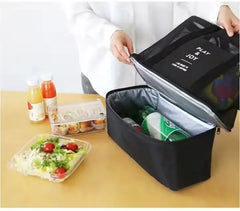 2-In-1 Large Double Layer Insulated Picnic Tote Handbag