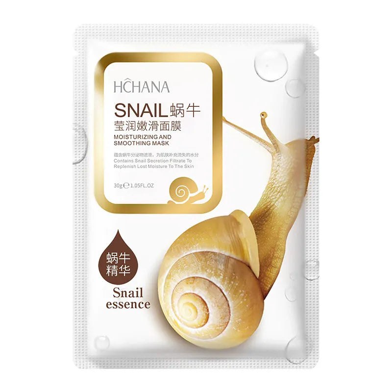 HCHANA Snail Moisturizing & Smoothing Facial Mask