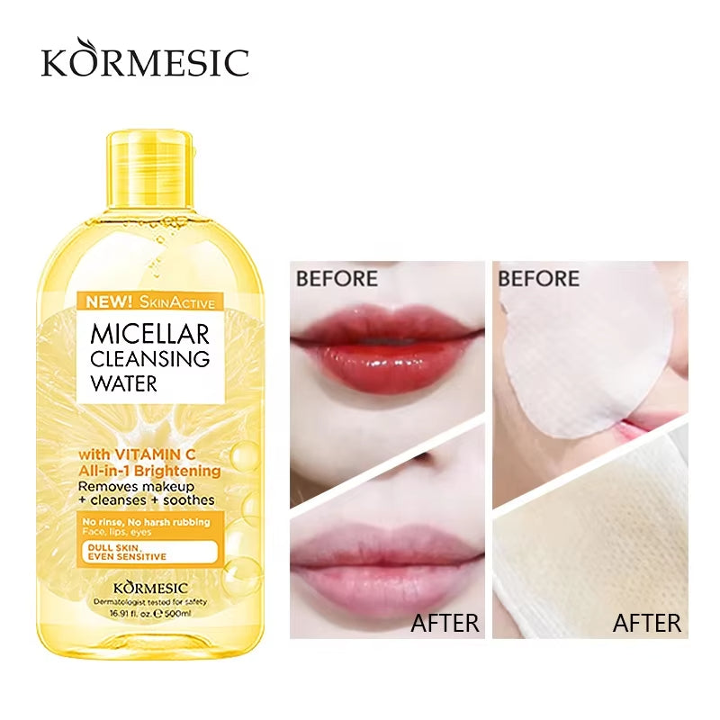 Kormesic Gentle Formula Micellar Cleansing Water with Vitamin C - 500ml