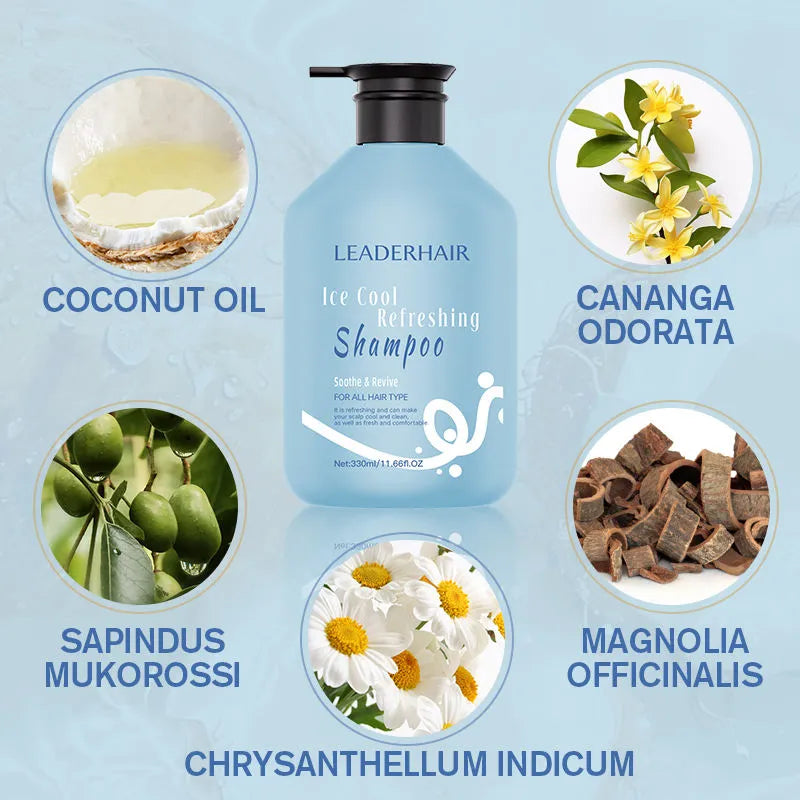 LEADERHAIR Refreshing Cool Care Shampoo - 330ml