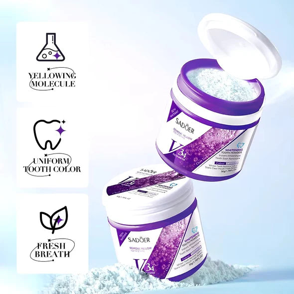 SADOER V34 Mint Whitening Toothpaste Powder 50g