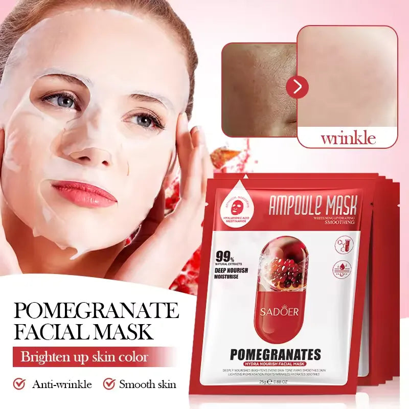 SADOER Pomegranate Hydra Nourish Ampoule Sheet Mask - 25g