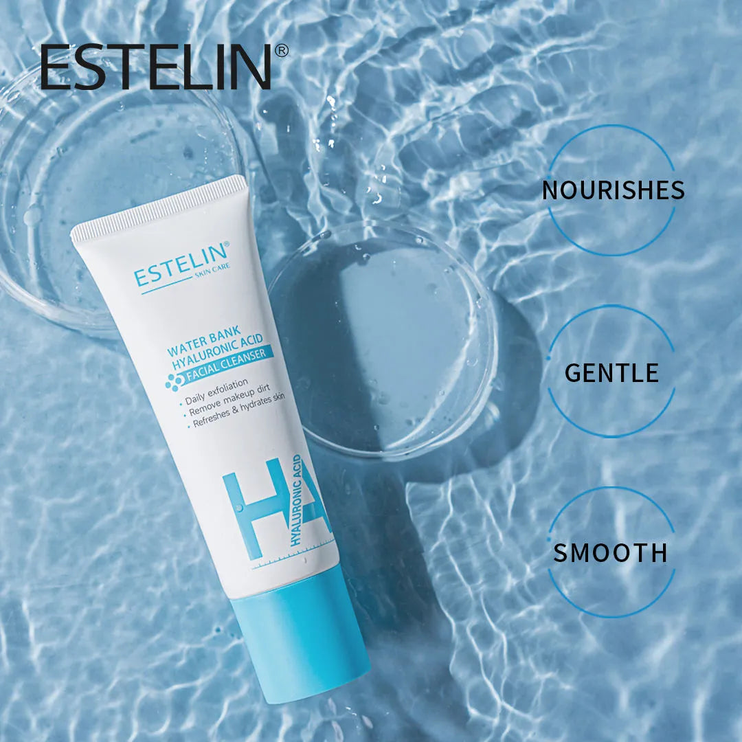 Estelin Water Bank Hyaluronic Acid Facial Cleanser - 120g
