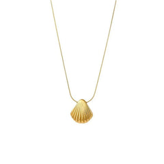 stainless steel Steel Shell Pendant - Each