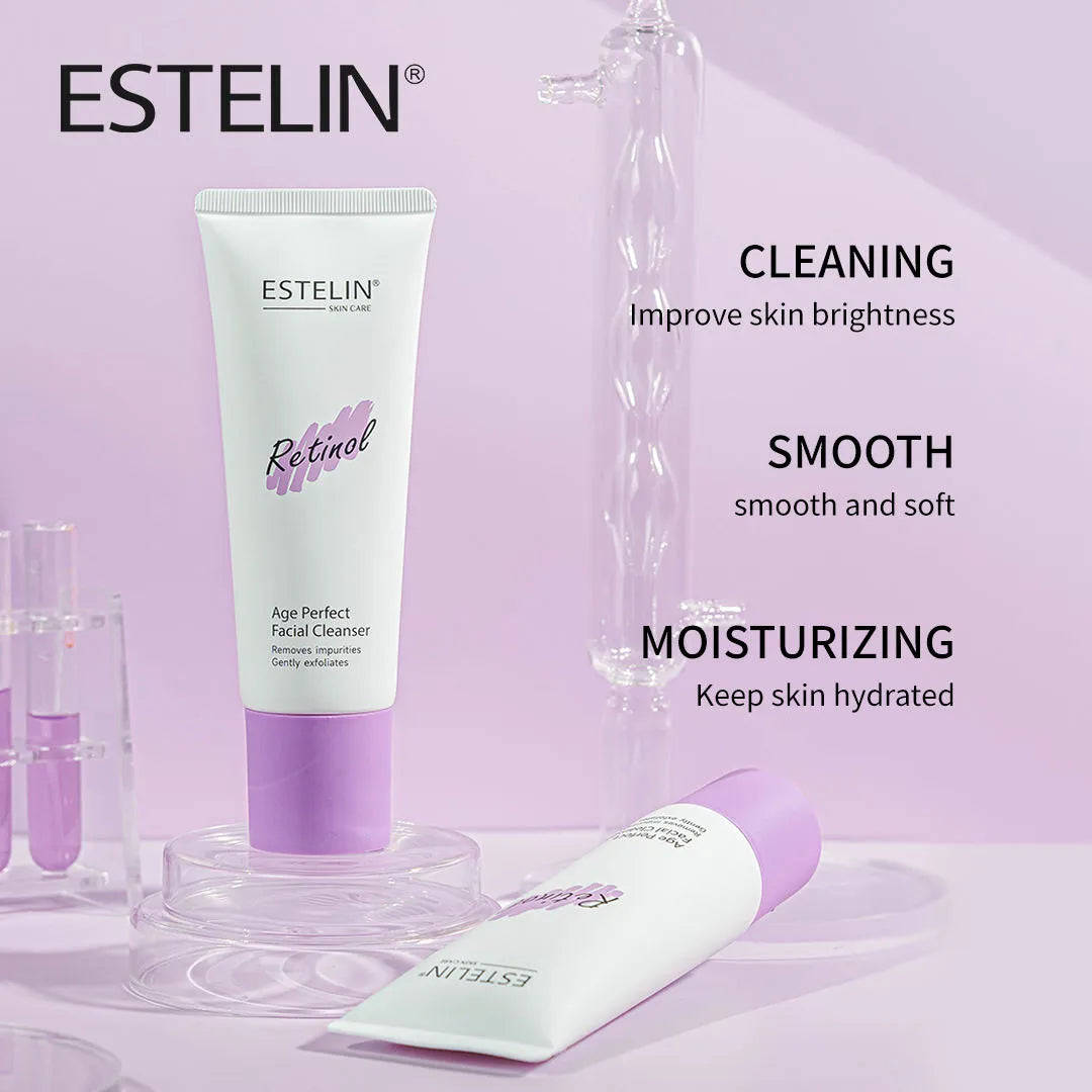 Estelin Retinol Age Perfect Facial Cleanser - 120g