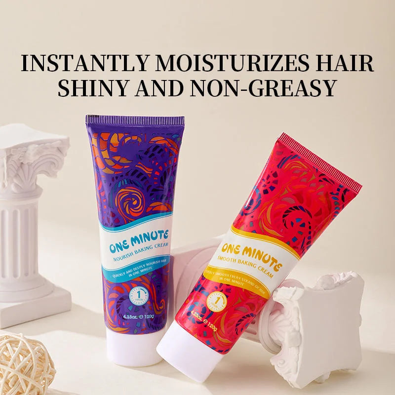 Kormesic Nourishing Baking One Minute Smoothing Baking Hair Care - 120g