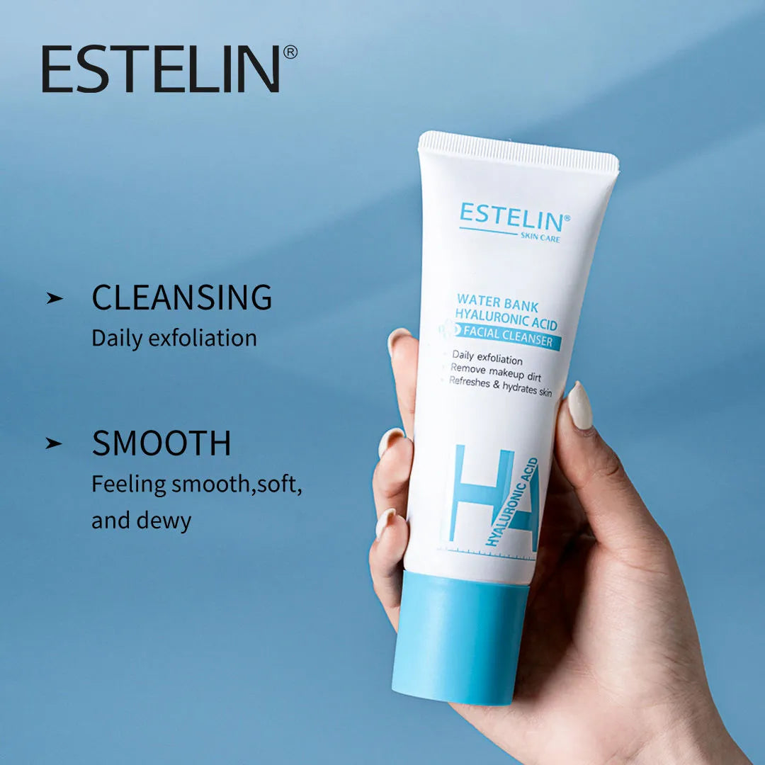 Estelin Water Bank Hyaluronic Acid Facial Cleanser - 120g
