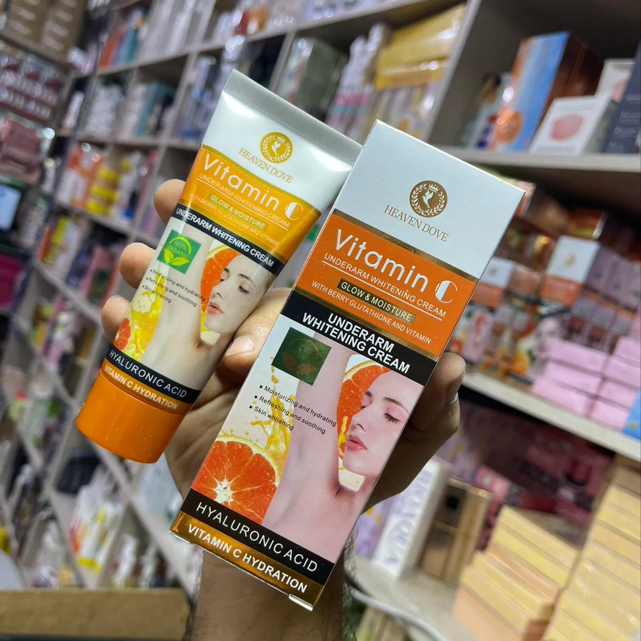 Heaven Dove Vitamin C with Berry Glutathione Underarm Whitening Cream