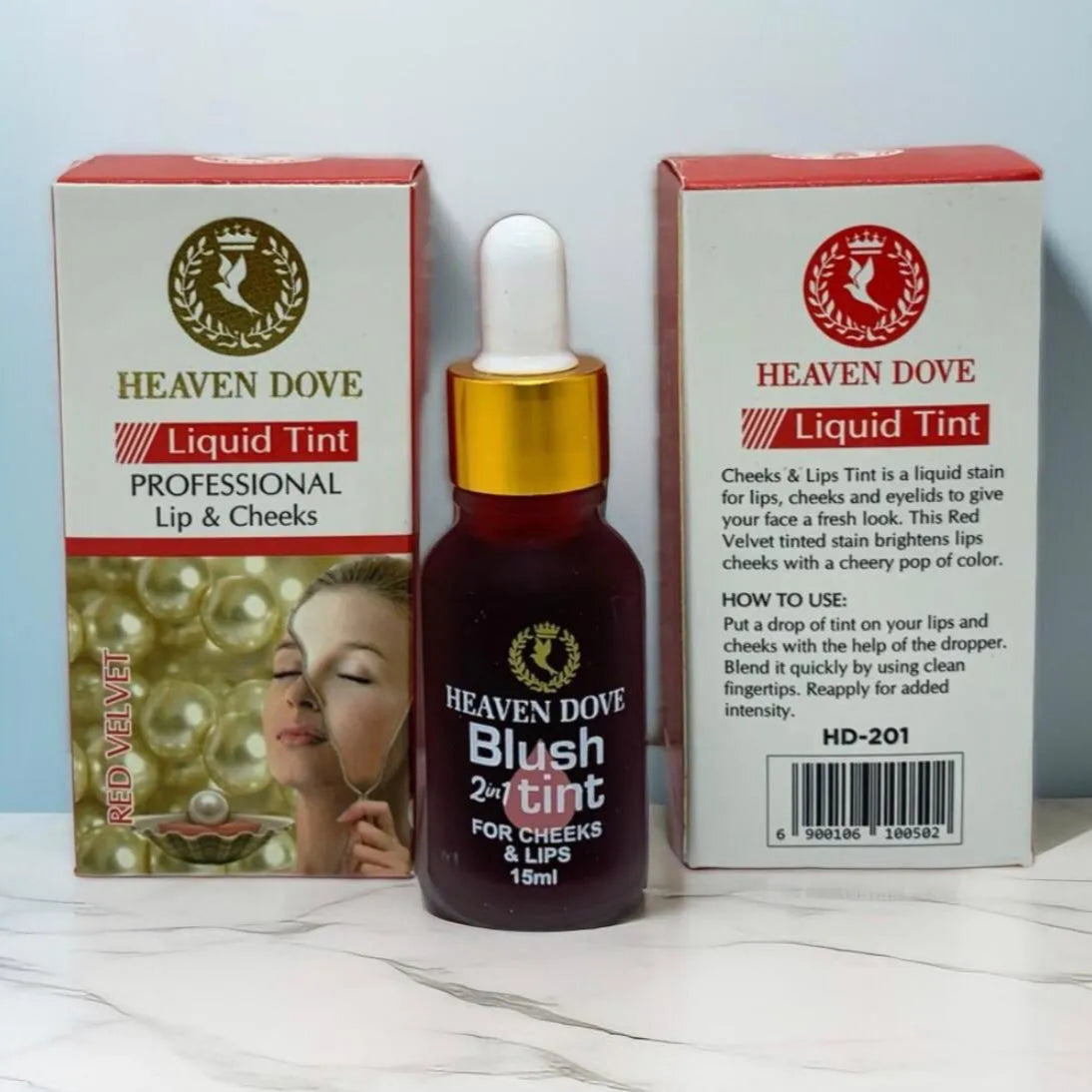 Heaven dove 2 in 1 blush + tint For lips and cheeks 15ml