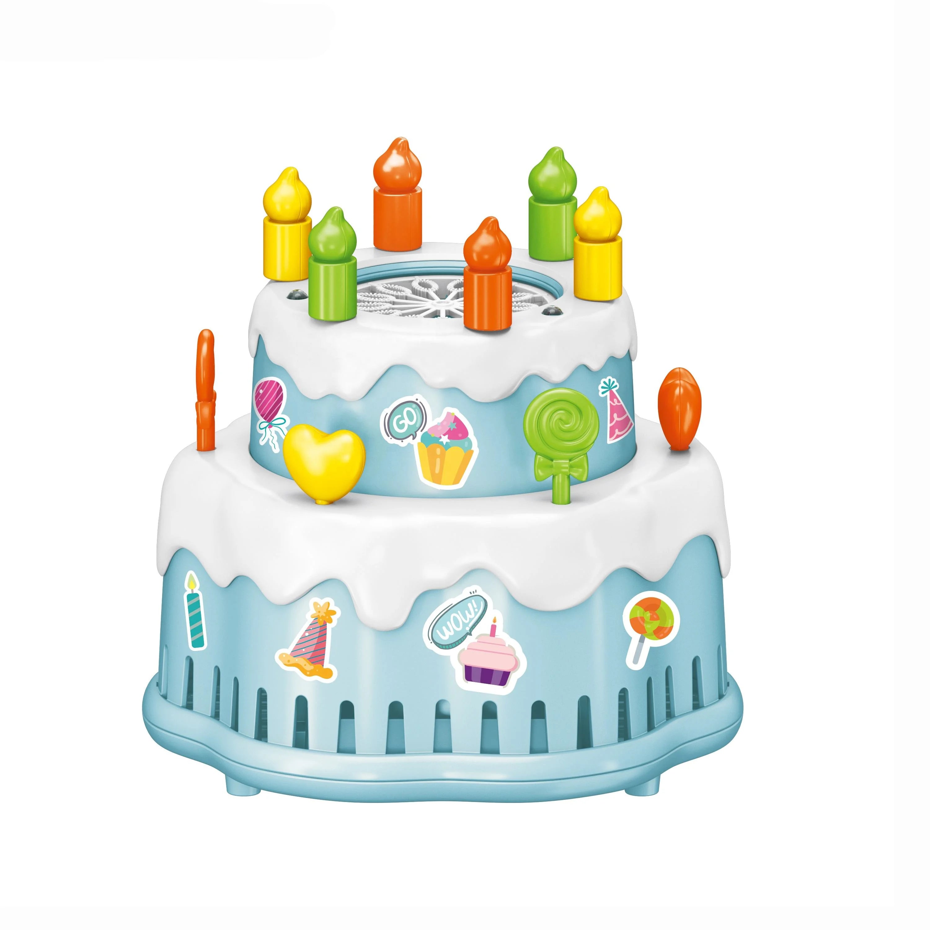 Birthday Moving Cake Bubble Machine