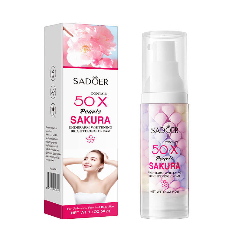 SADOER Sakura Pearls Private Parts Underarm Whitening Moisturize - 40g