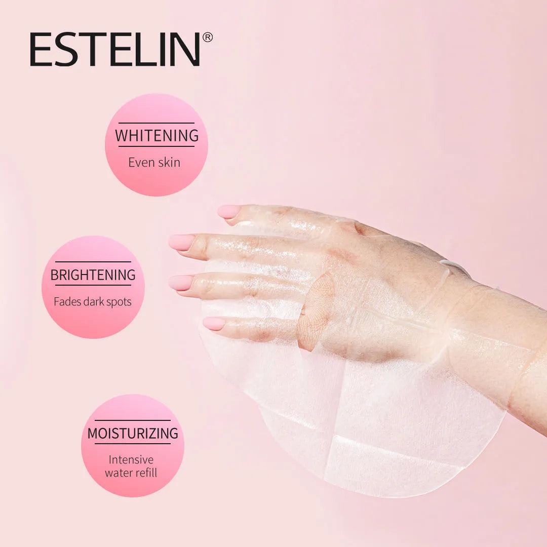 Estelin Niacinamide Fade Spots & Whitening Sheet Mask - 25g