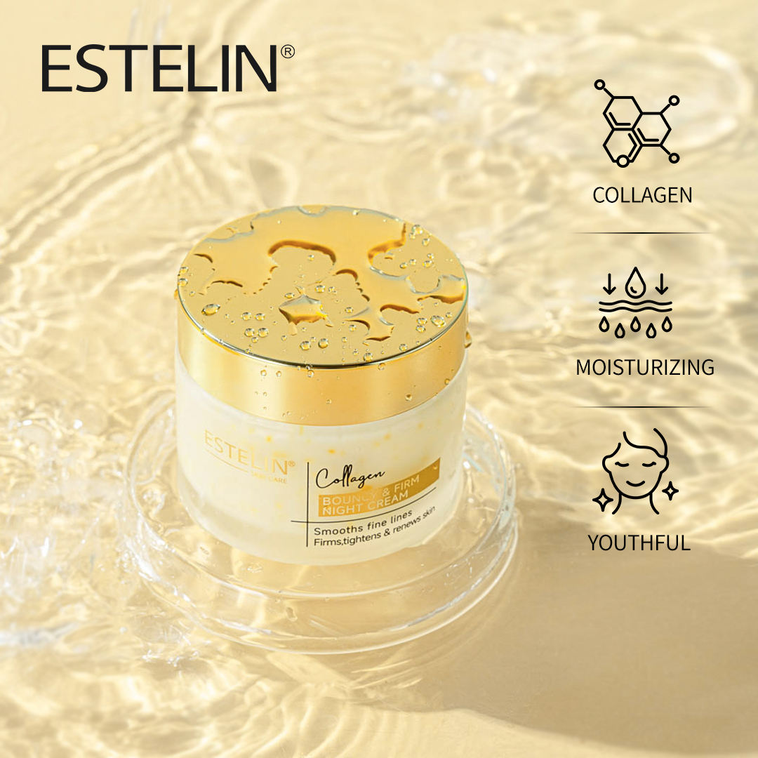 Estelin Collagen Bouncy & Firm Night Cream - 50g