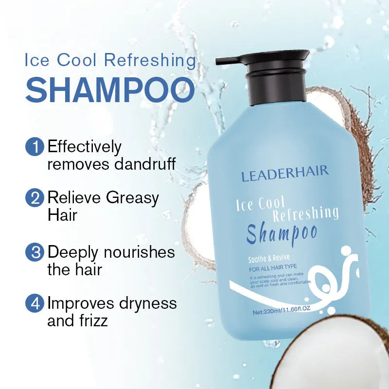 LEADERHAIR Refreshing Cool Care Shampoo - 330ml