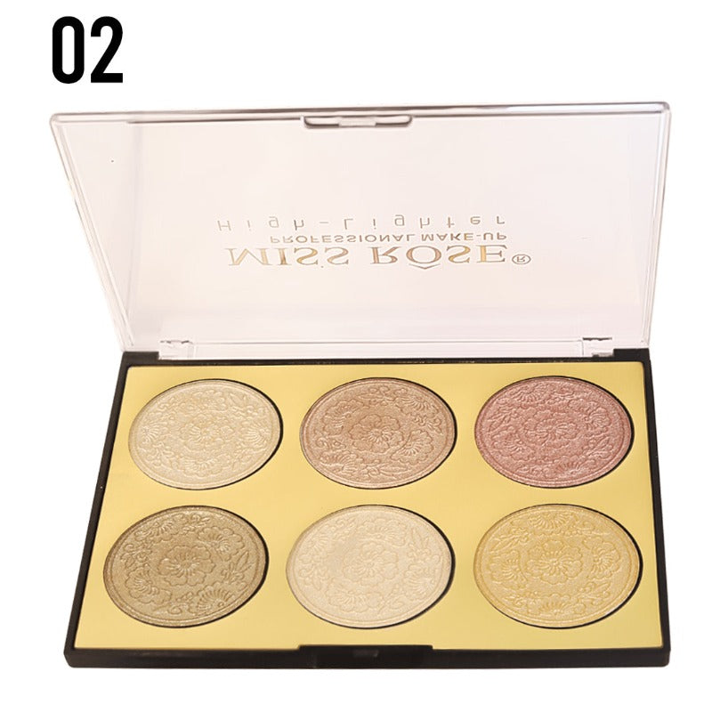 Miss Rose Radiant Glow Highlighter -  6 Color