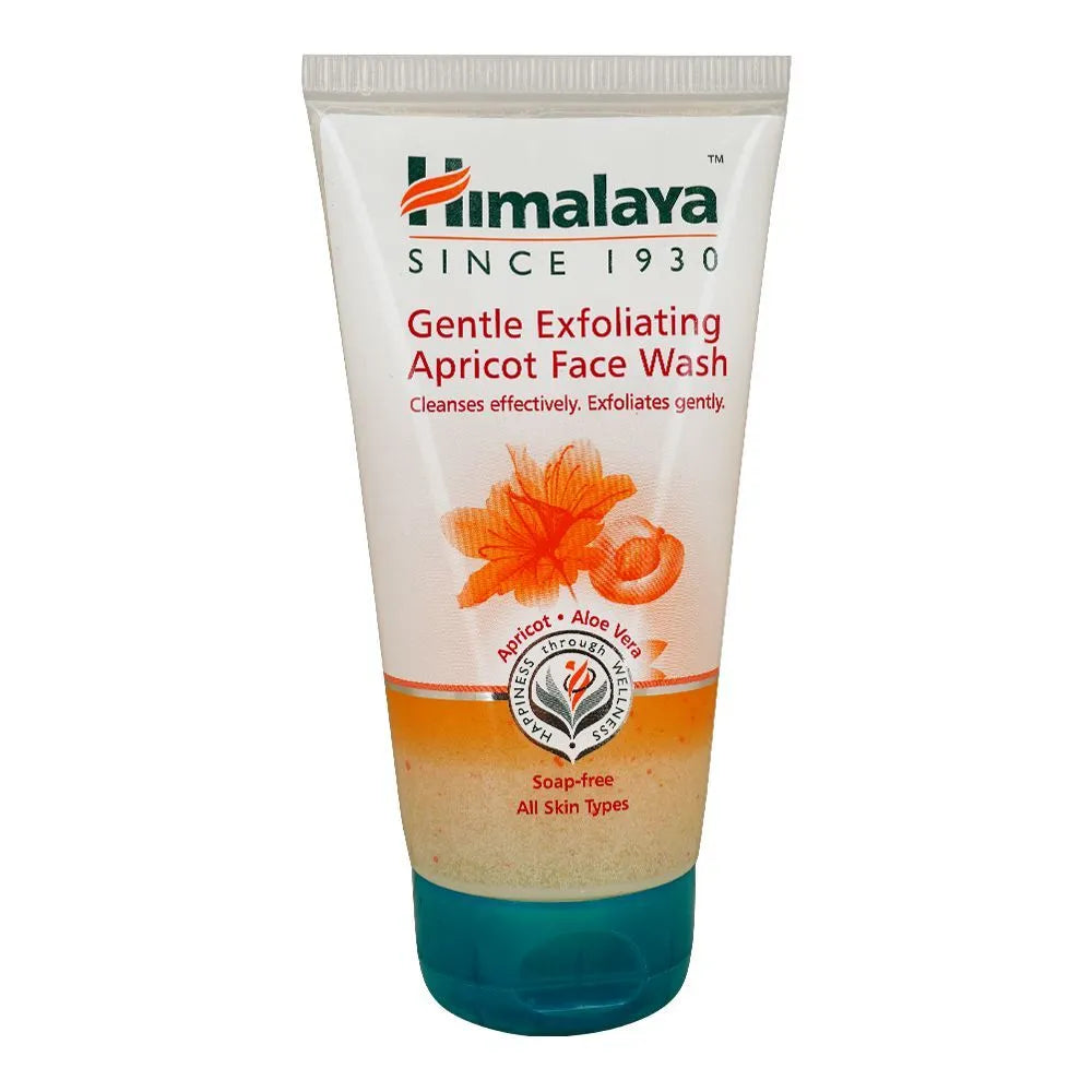 Himalaya Gentle Exfoliating Apricot Scrub, For All Skin Types, Soap Free, 150ml