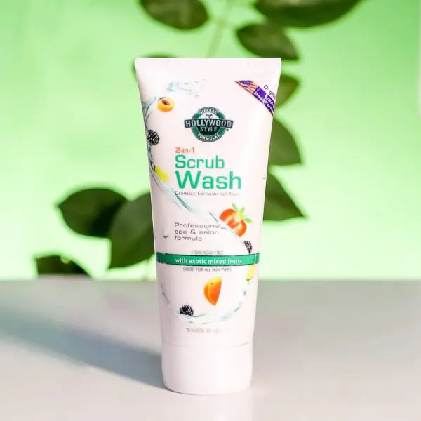 Hollywood Style 2in1 Scrub Wash  –  150ml
