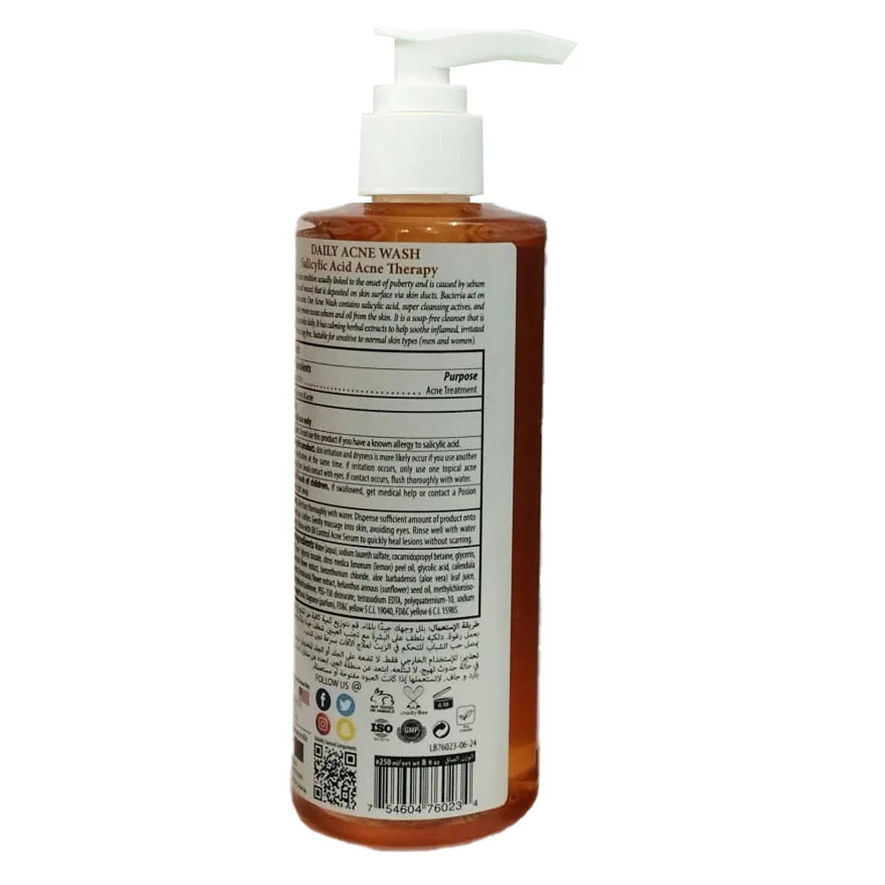 Hollywood Style Daily PH 5.6 Acne Wash - 250ml