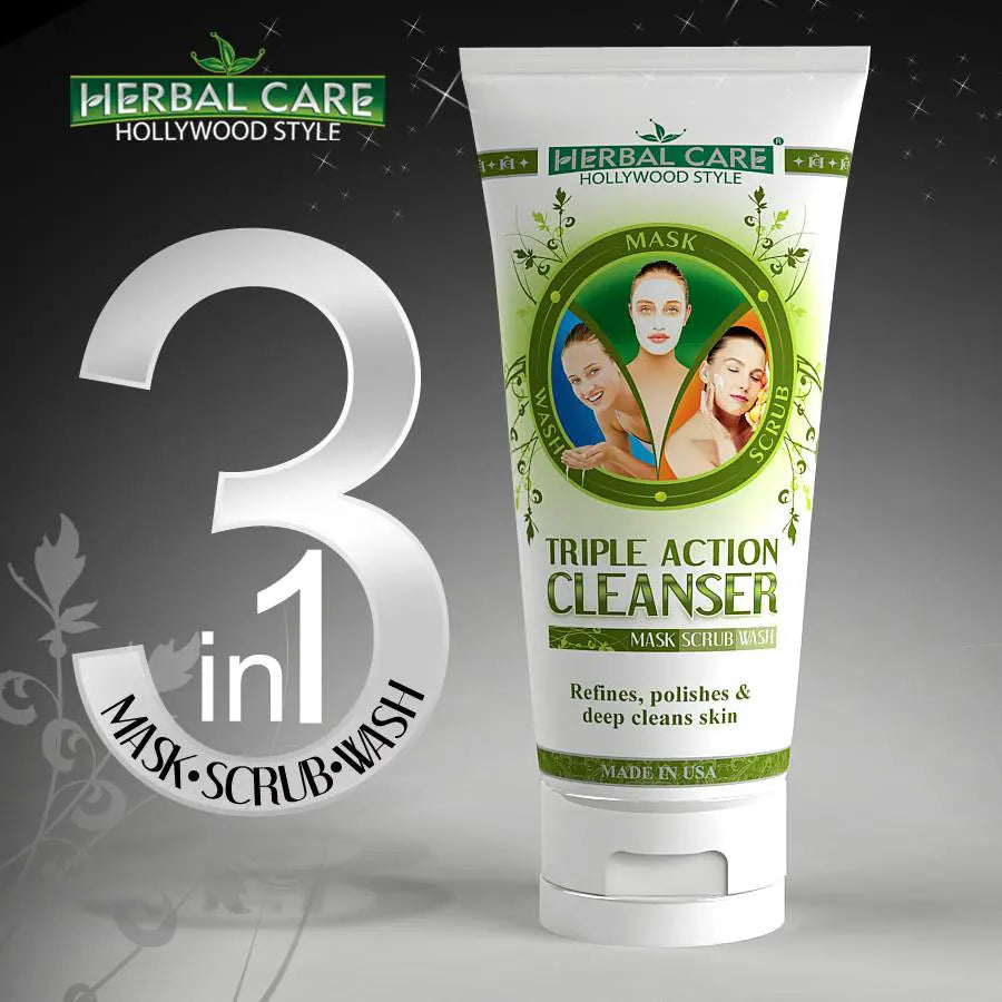 Hollywood Style Triple Action Cleanser - 150ml