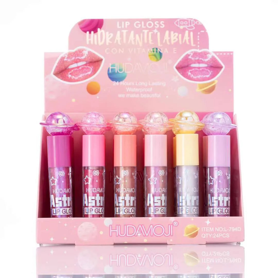 Hudamoji Lipgloss Hidratante Labial Con Vitamin A & E