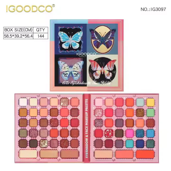 IGOODCO 66 Color Eyeshadow & Face Makeup Palette