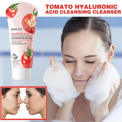 IMAGES Tomato Hyaluronic Acid Gently Cleanses Pores, Improves Darkness And Oil Control Facial Cleanser - 100g