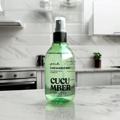 🥒 Pink Cucumber Hair & Body Mist – 236ml