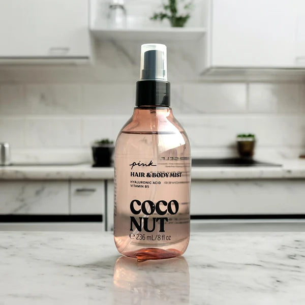 🥥 Pink Coconut Hair & Body Mist – 236ml