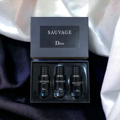 Dior Sauvage Gift Set for Men3-in-1 - 30ml  - Dubai - 100% Original Testers