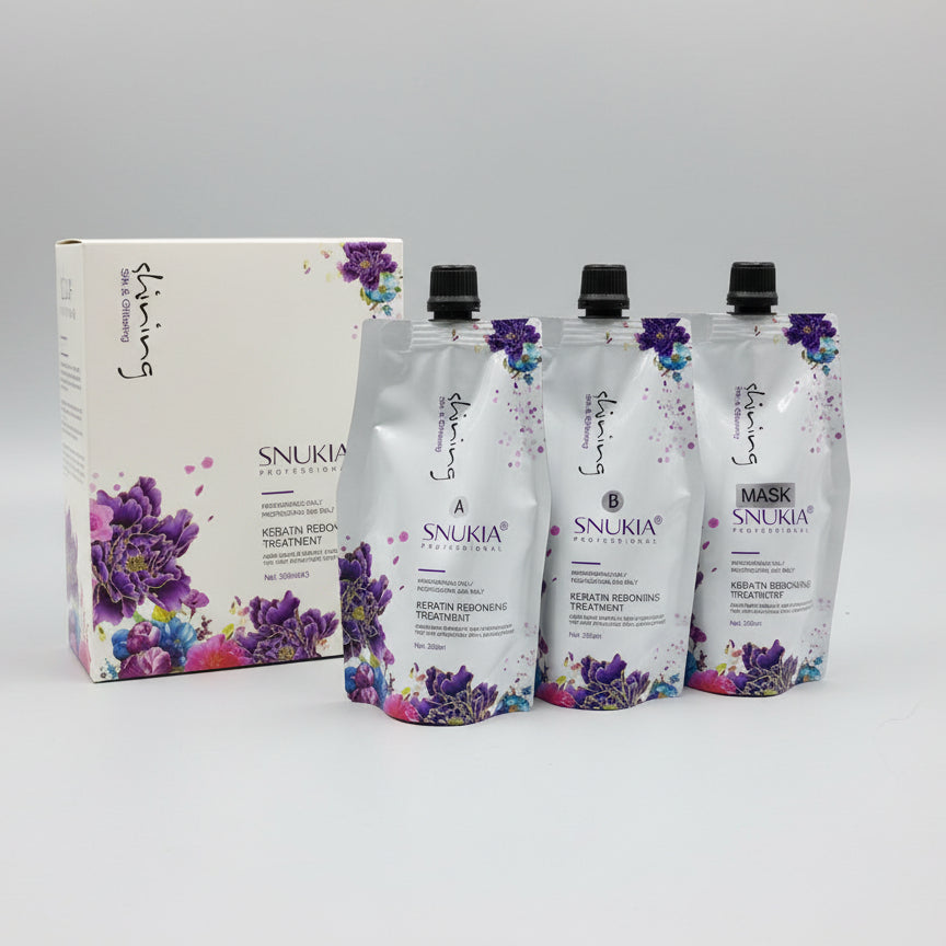 SNUKIA Keratin-Infused Japanese Hair Straightening Cream KIt