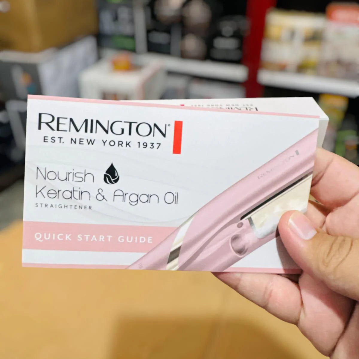 Remington Nourish Keratin & Argan Oil Straightener S9088CN