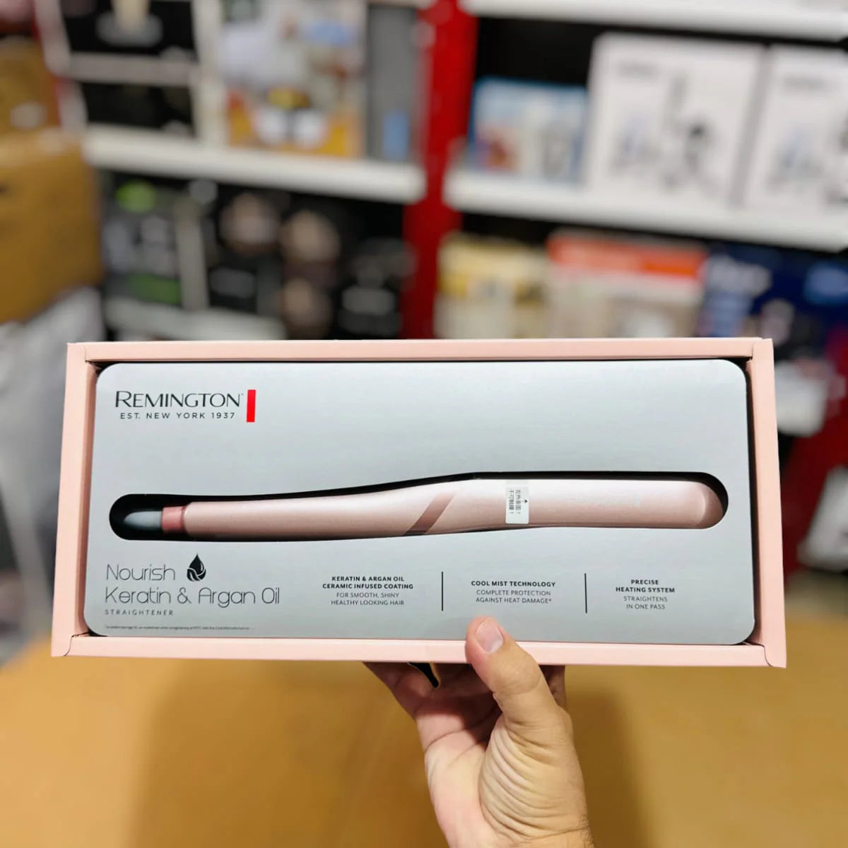 Remington Nourish Keratin & Argan Oil Straightener S9088CN