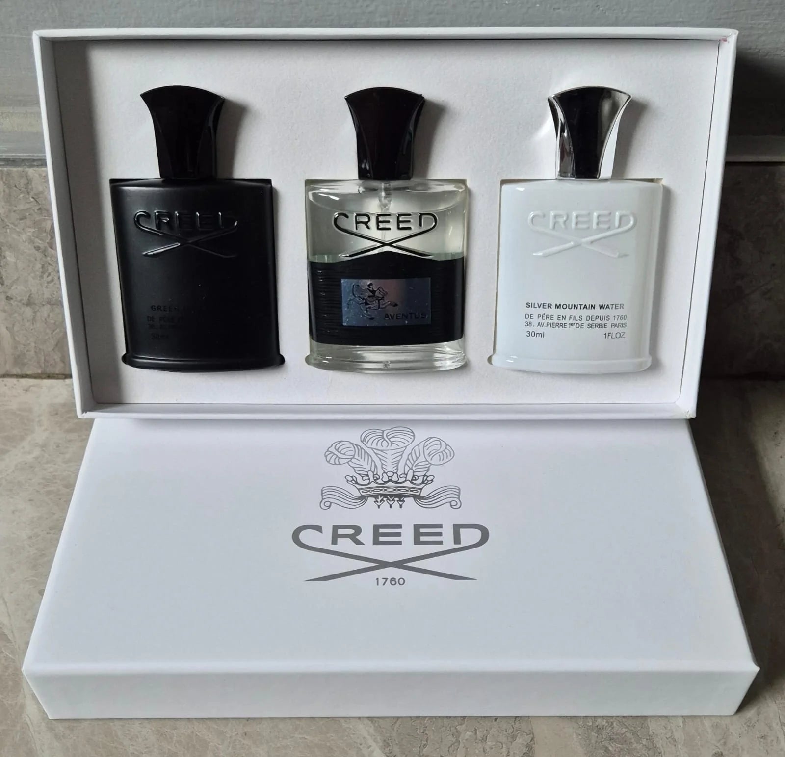 Creed Perfume Kit For Men 3 in 1 30ml Each  - Dubai - 100% Original Testers