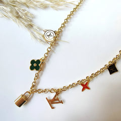 Stainless Steel Louis Vuitton multi-charm chain - Each