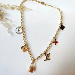 Stainless Steel Louis Vuitton multi-charm chain - Each