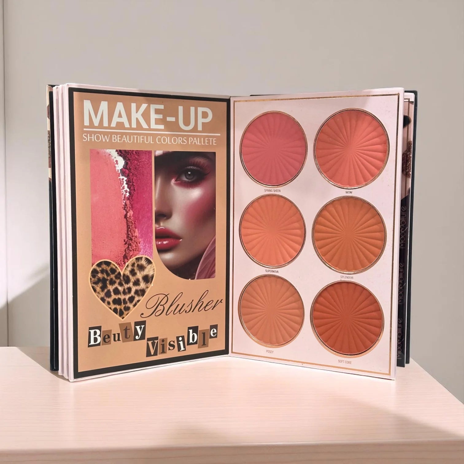 MOCALLURE 6 in 1 Palette Notebook Make Your Beauty Visible
