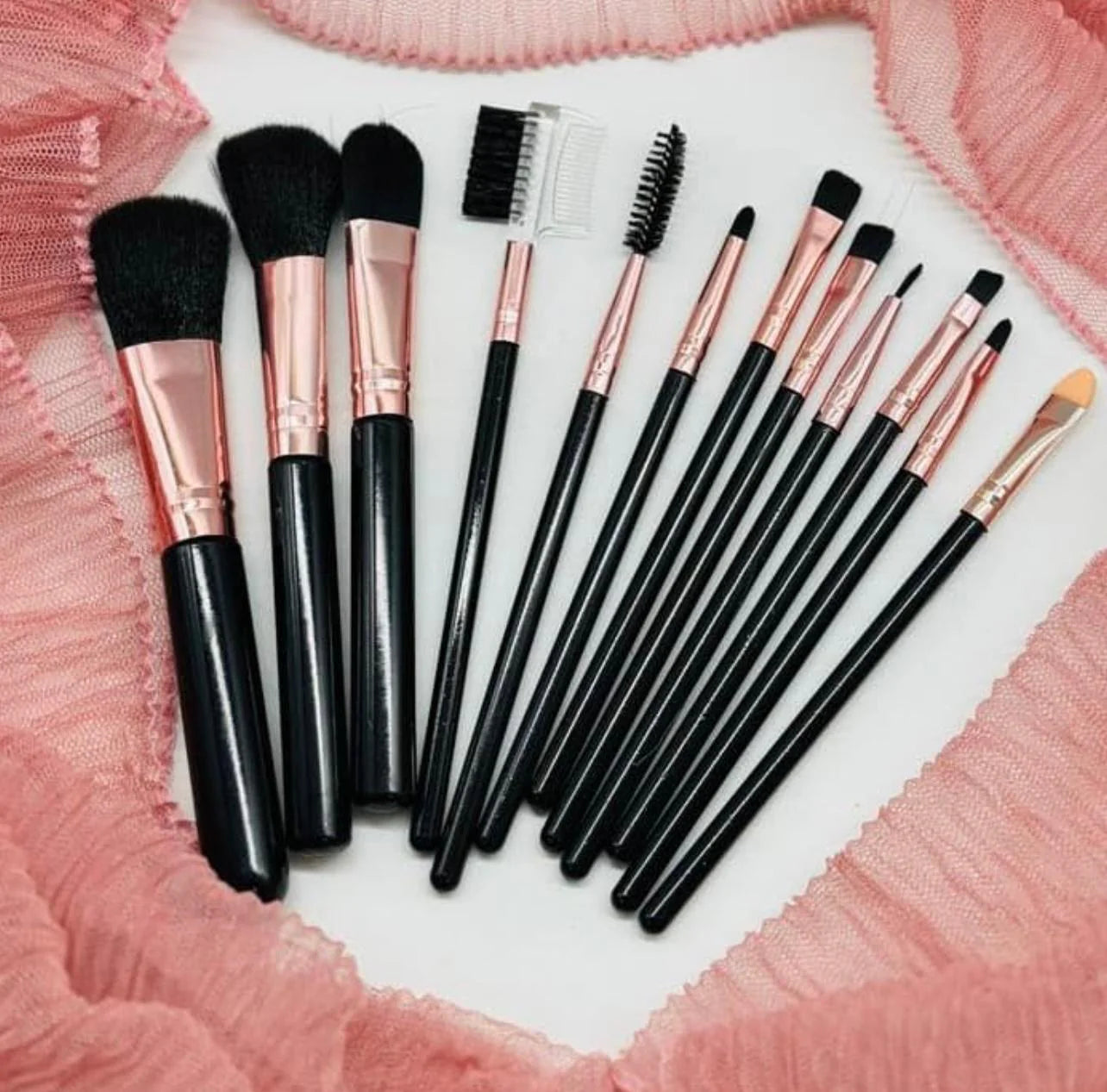 Kiss Lovely Professional Makeup Brush -12 Pcs Set