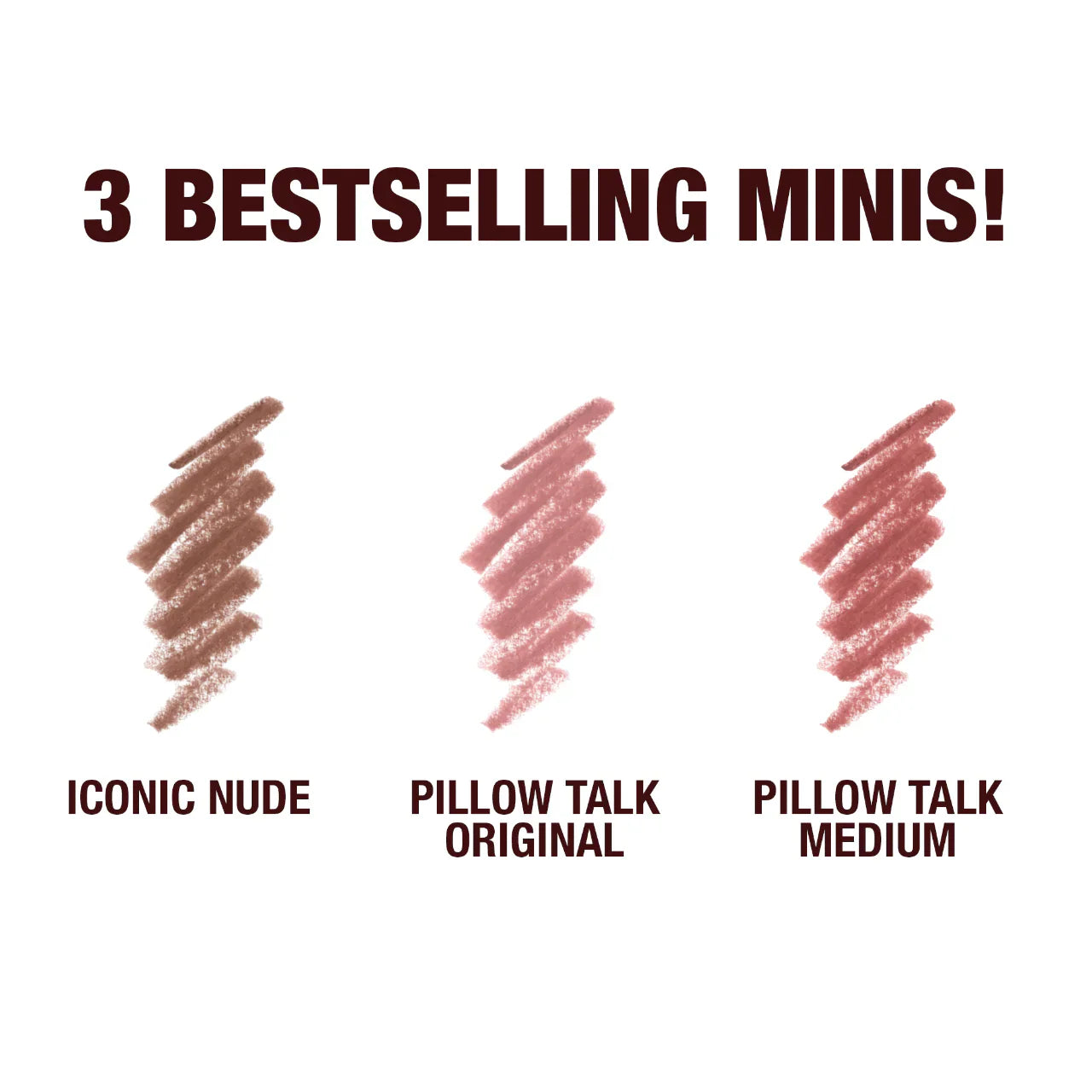 Charlotte Tilbury Iconic Mini Lip Cheat Trio - 3 Pcs Set