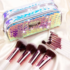 BH Cosmetics Crystal Quartz - 12 Piece Brush Set And Bag