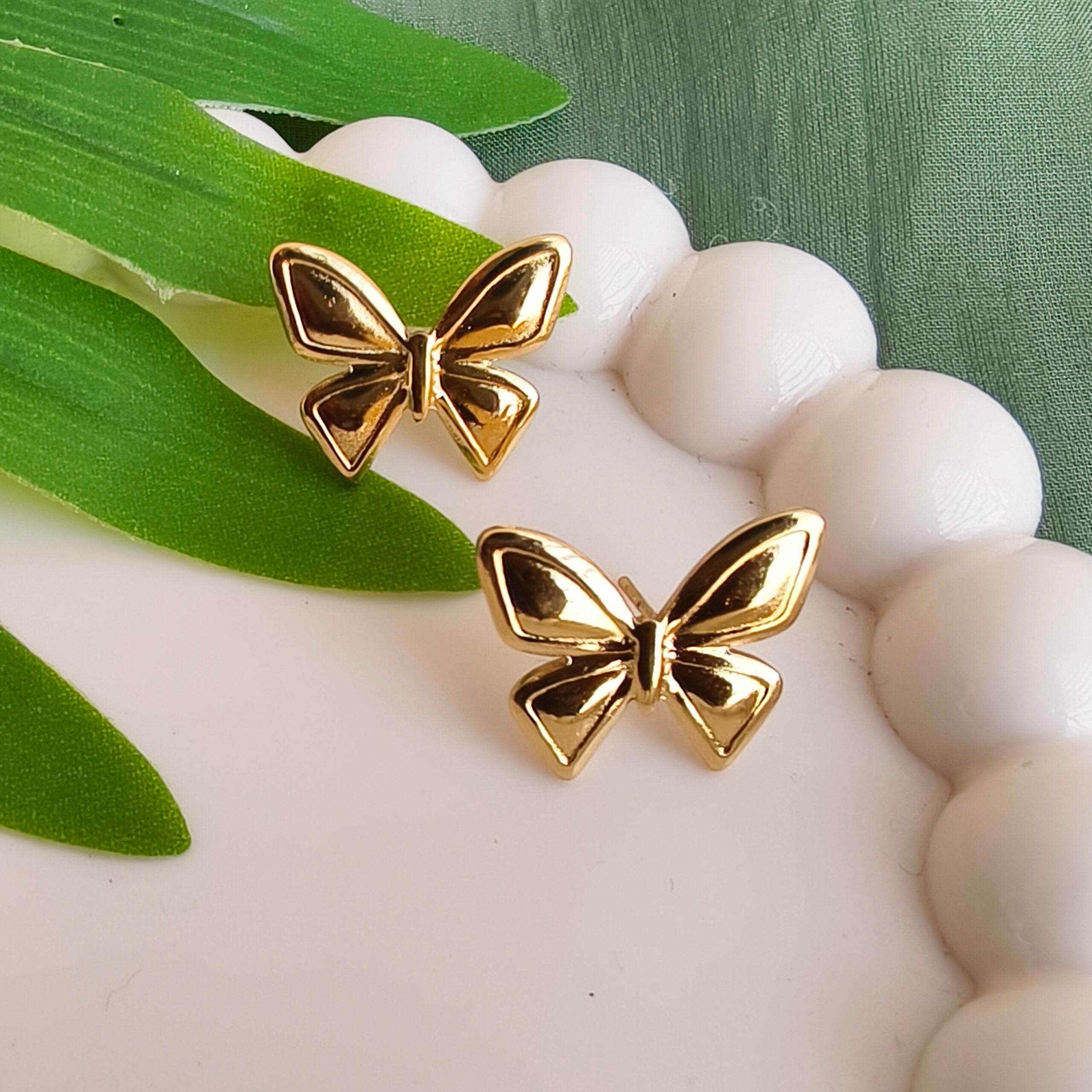 Stainless Steel Butterfly Earings - Each Pair
