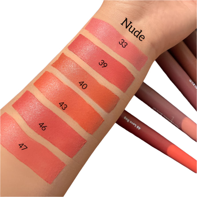 Miss Rose High Pigment 2 In 1 Lip Liner Lipstick - Nudes Shades