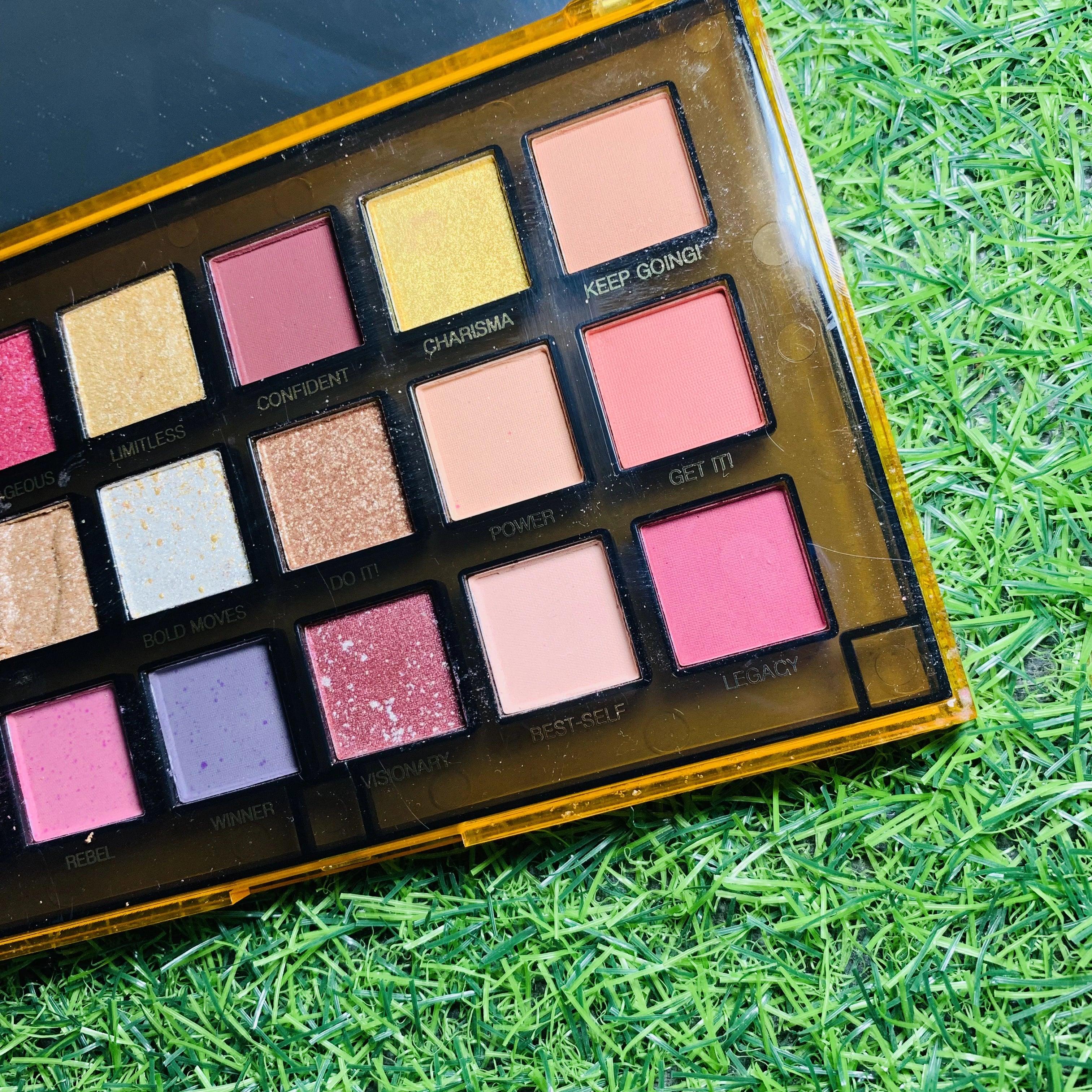 Huda Beauty Empowered Eye Shadows Palette - 18 Color