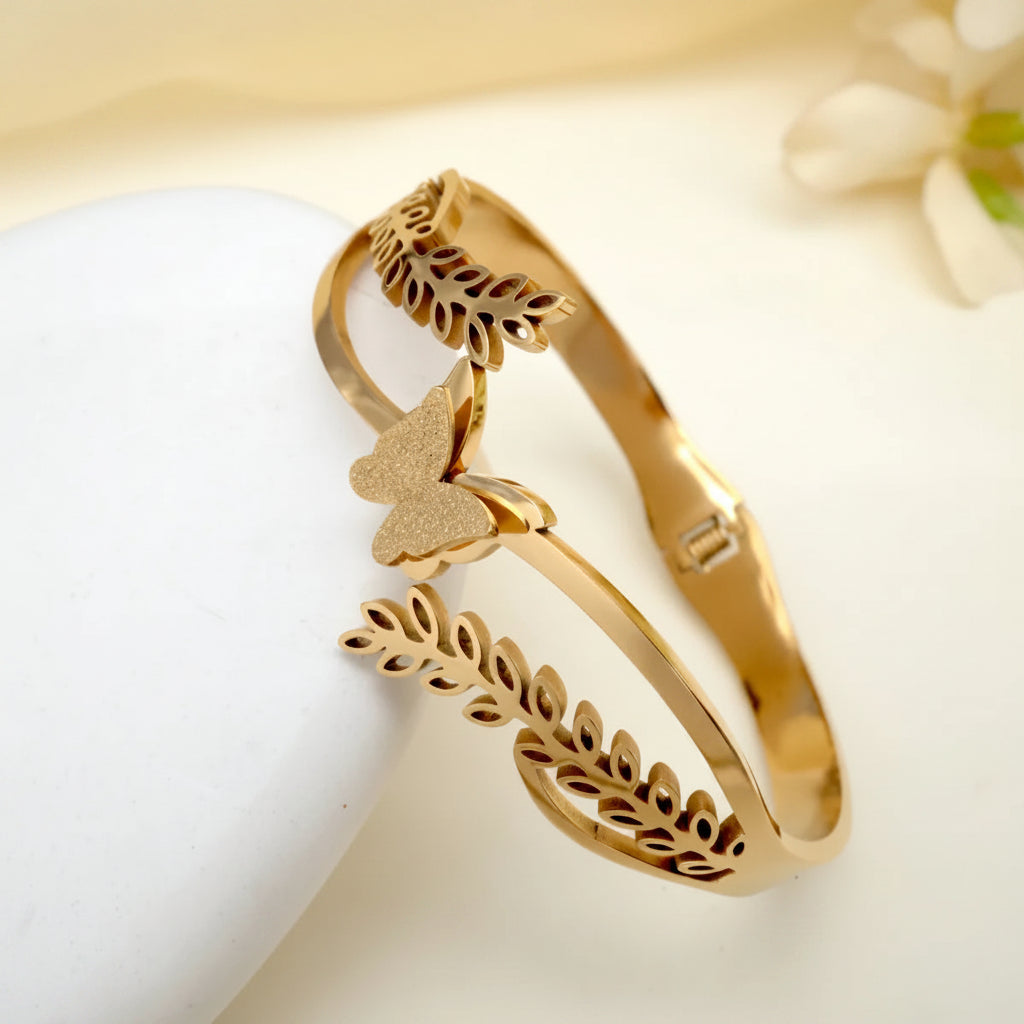 Artklim Butterfly Bangle Bracelet - Each