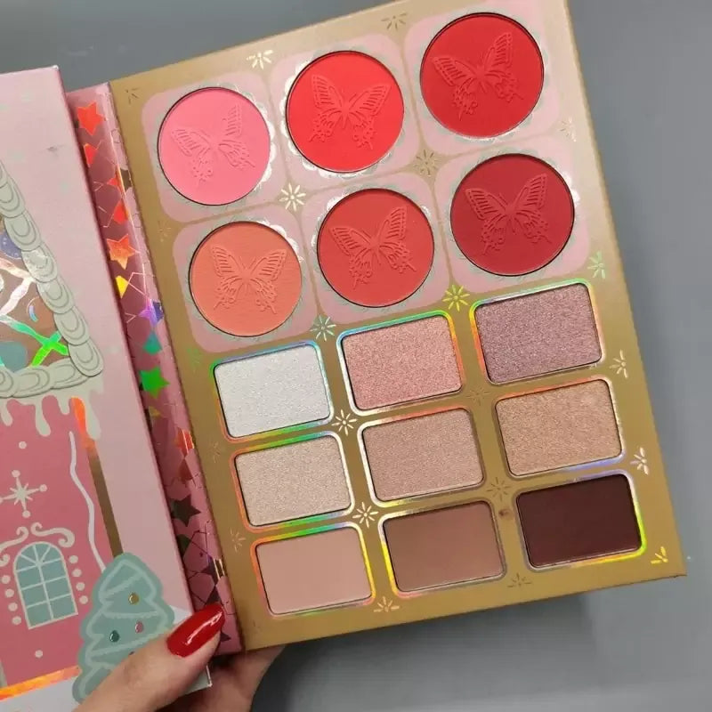 Igoodco Makeup Eyeshadow, Highlighter, Contour, Blush  Palette