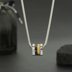 Stainless Steel Imperium Axis Necklace