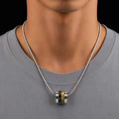 Stainless Steel Imperium Axis Necklace
