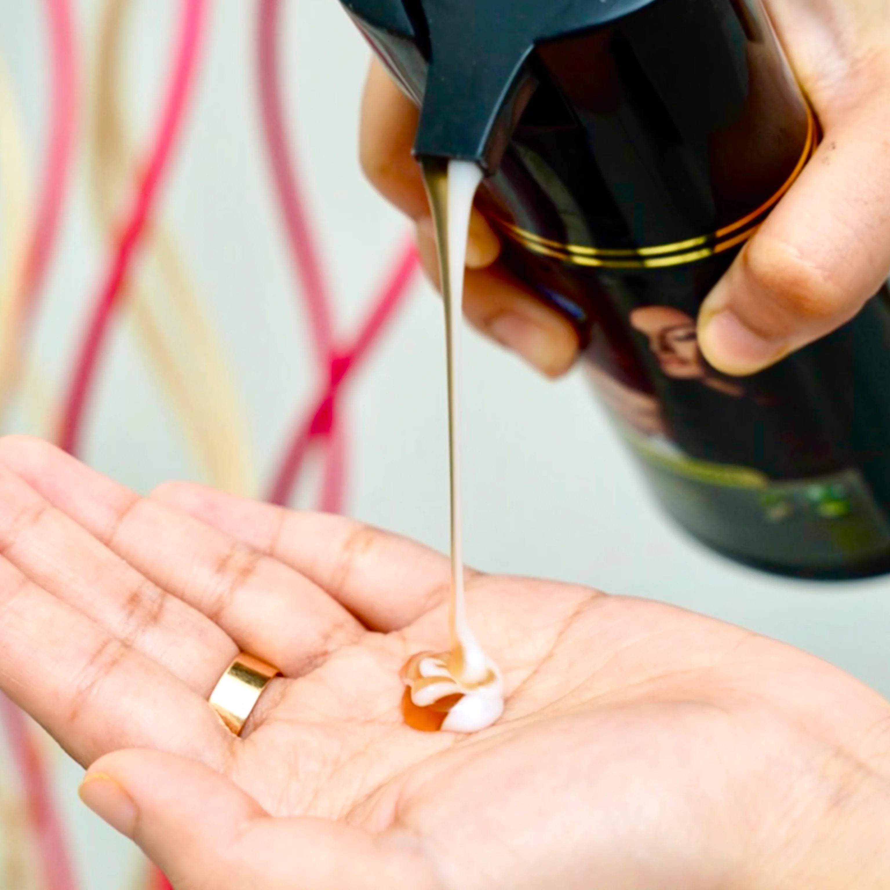 LUVVEL Hair Color Shampoo Bottle with Olive Oil – 200ml