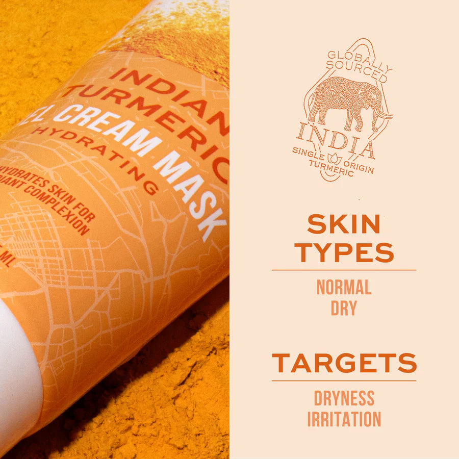 Freeman Exotic Blends Hydrating Indian Turmeric Gel Cream Mask 75ml