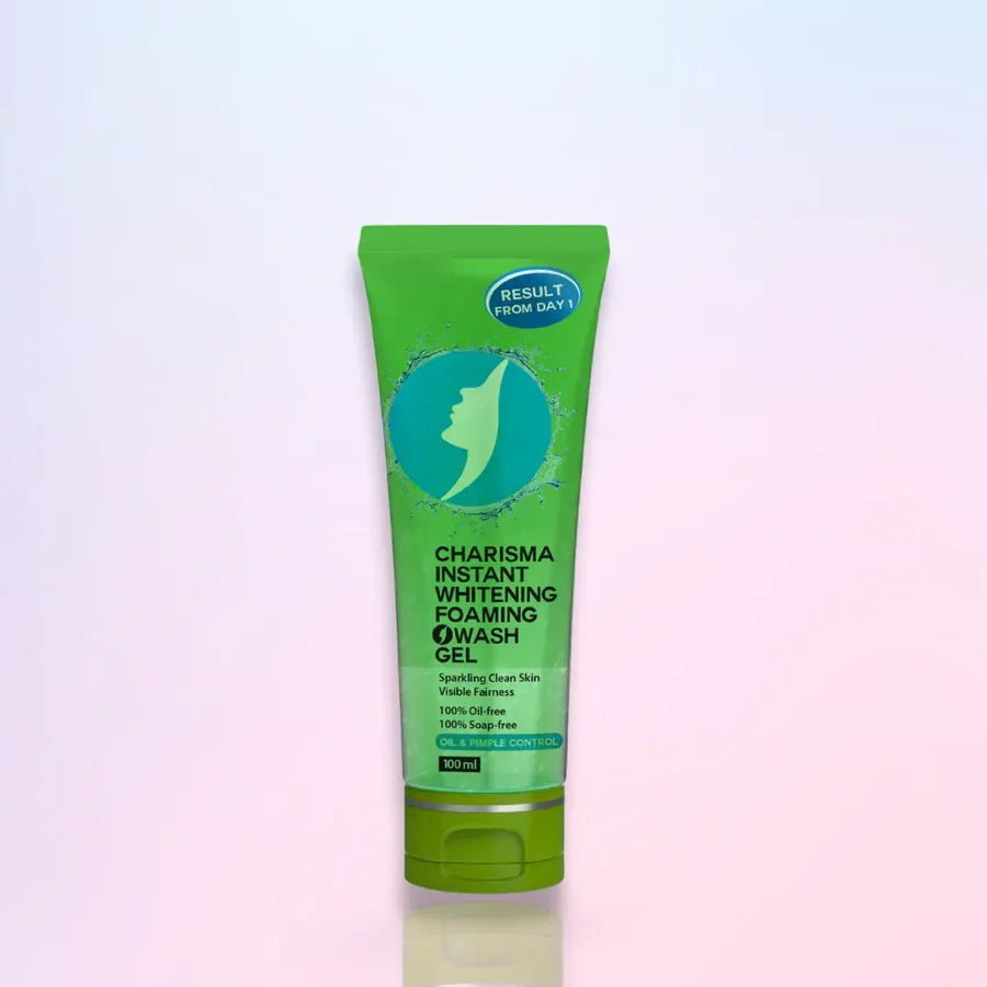 Charisma Cosmetics  Instant Whitening Foaming Gel Face Wash - 100ml